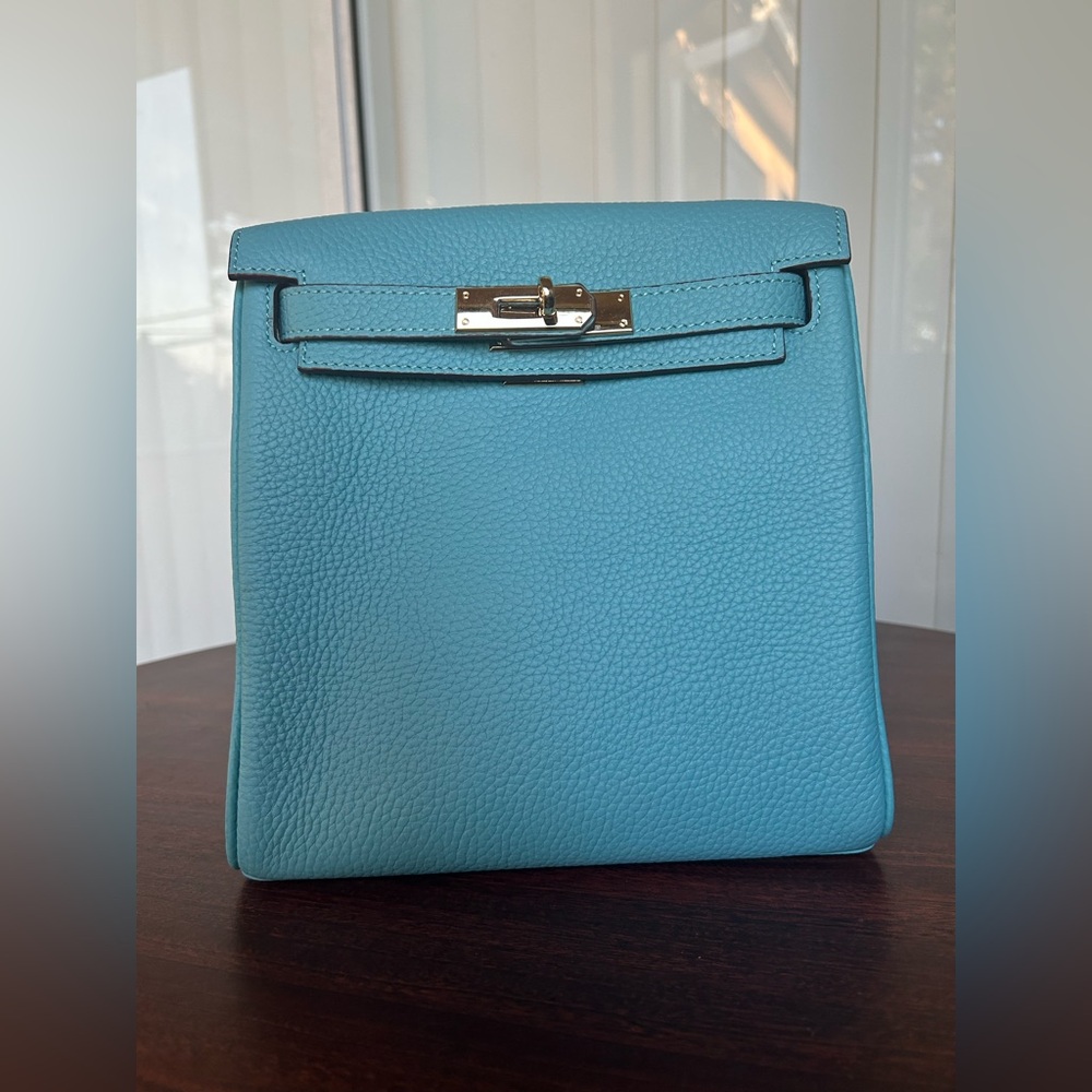 SUPER SALE‼️ Medium size sky blue color back pack adjustable - Picture 2 of 6